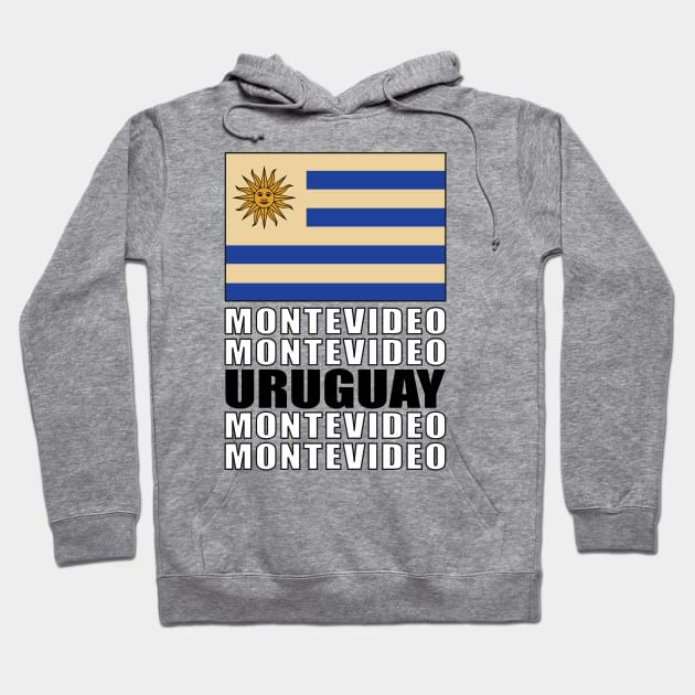 Flag of Uruguay Hoodie by KewaleeTee